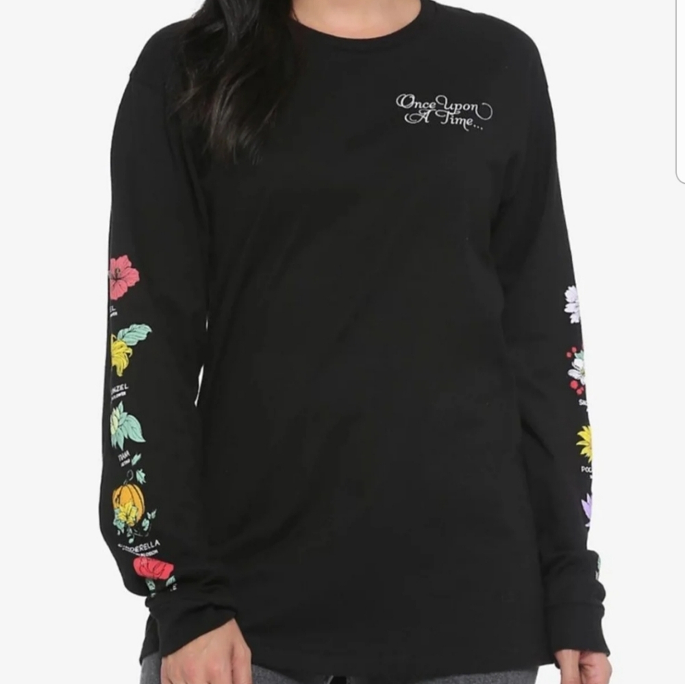 Disney Princess Floral Long Sleeve Shirt